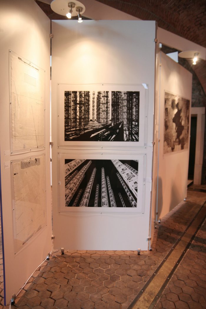 Exhibition View | Artwork: 2 screen prints out of the series "KONSTRUKT", 2011