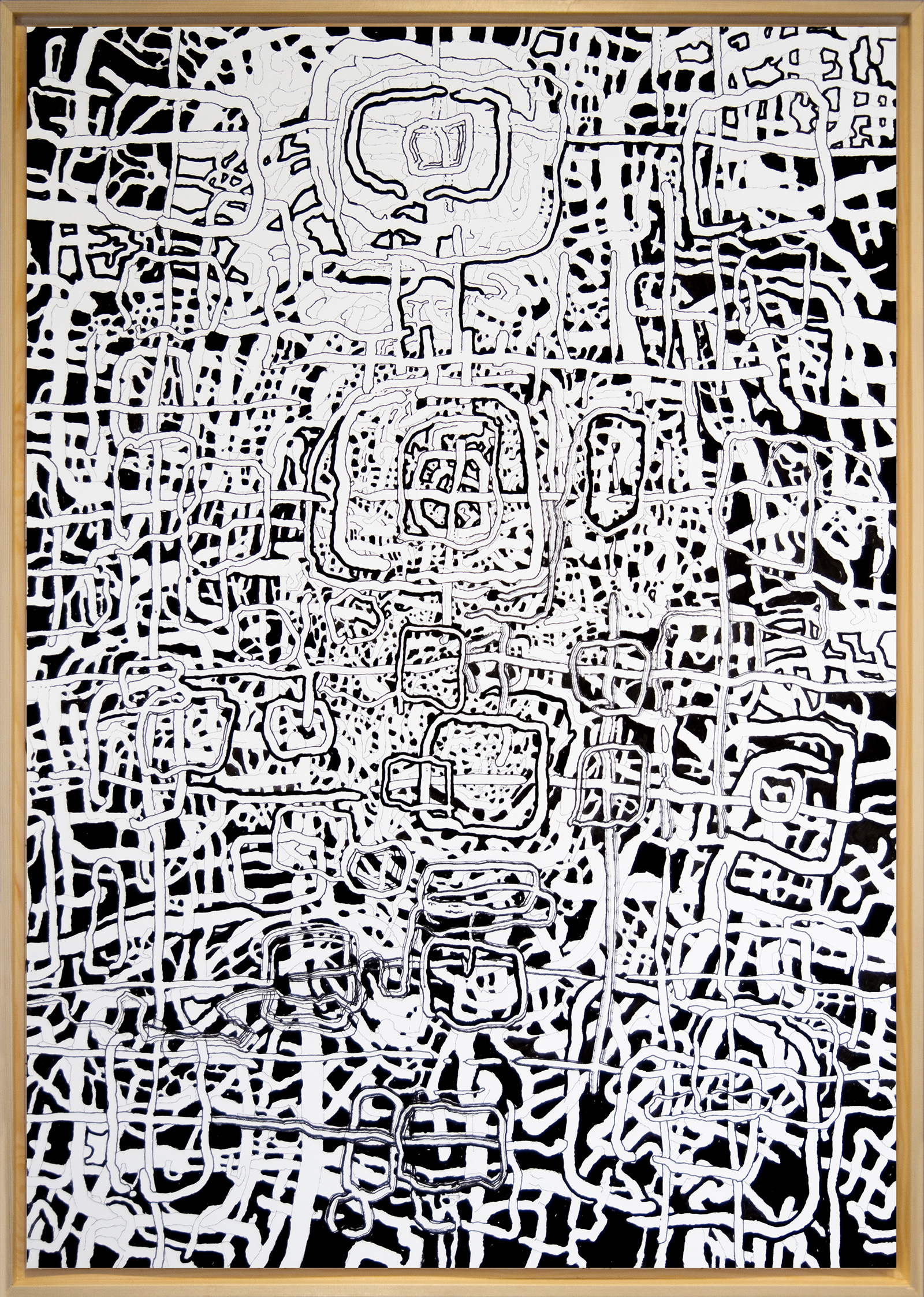 Pattern Recognition II, 2018 | Ink on paper | 70cm x 100cm